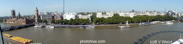 London Eye panoramic 2024.